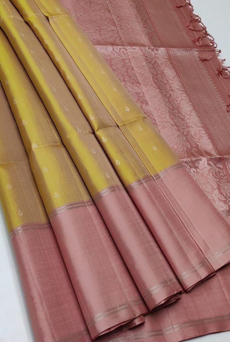 Pure Handloom Double Warp Soft Silk Saree Fancy…